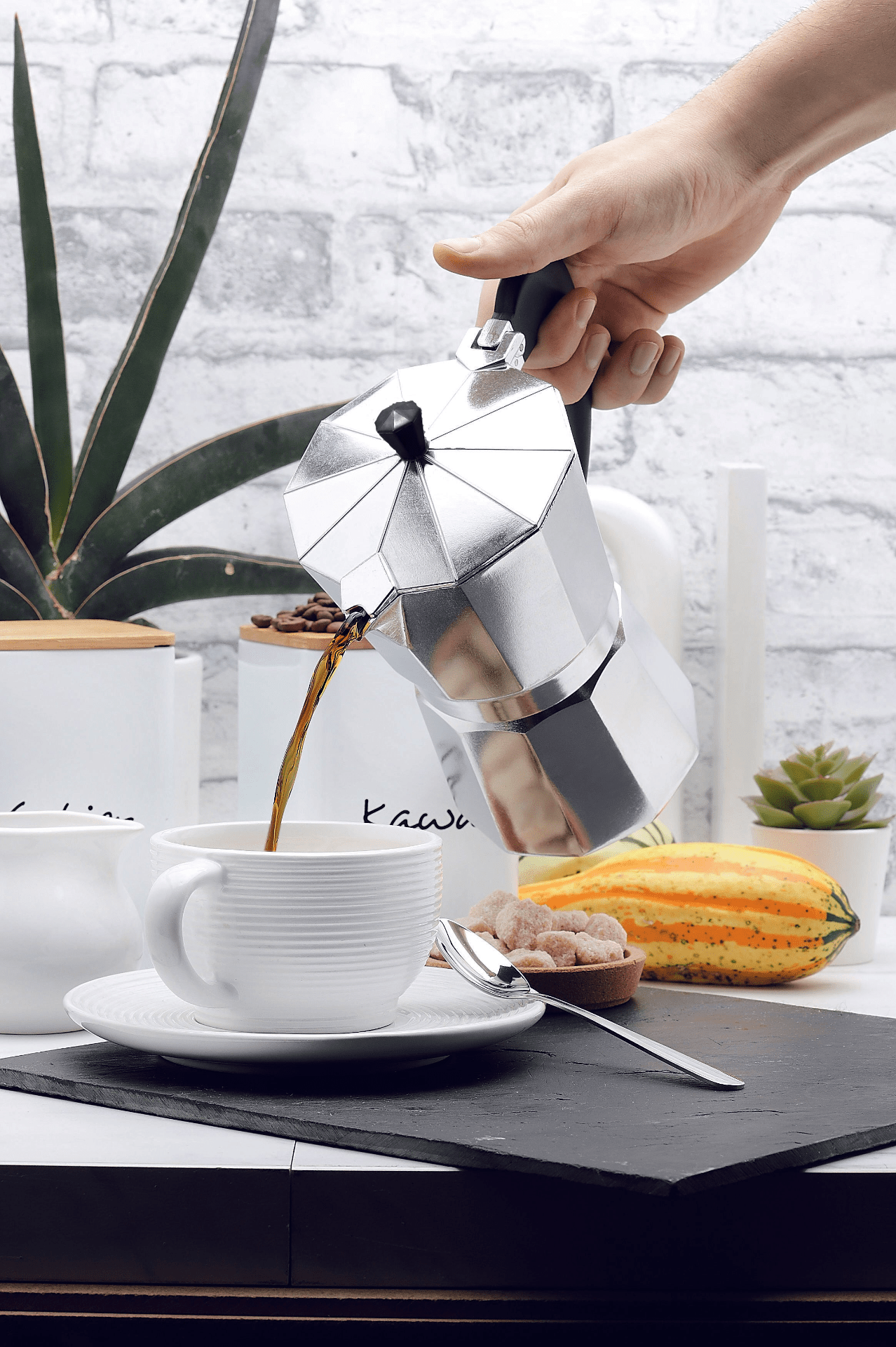 Classic Aluminum Espresso Maker: Stovetop Moka Pot- 4 Sizes!