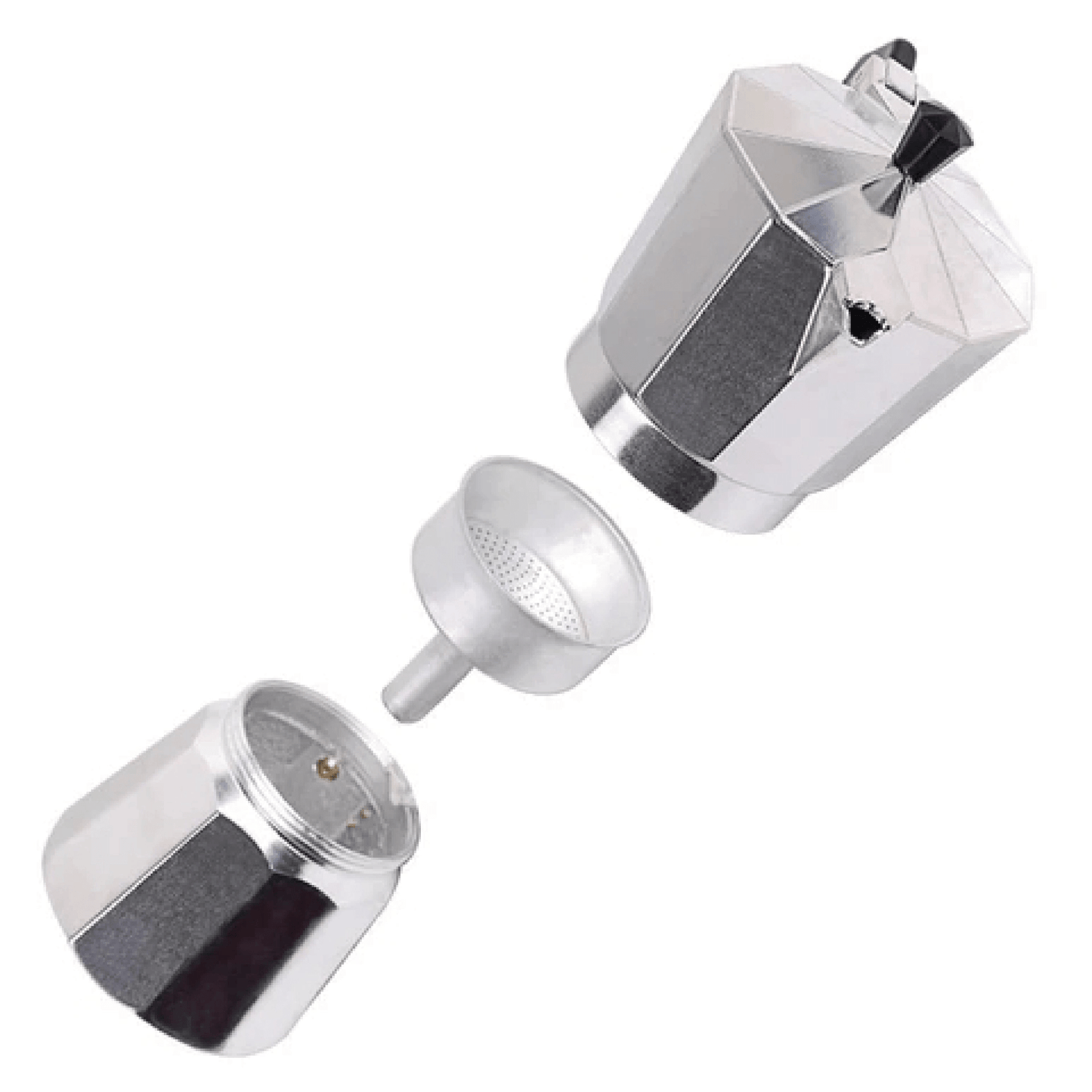 Classic Aluminum Espresso Maker: Stovetop Moka Pot- 4 Sizes!