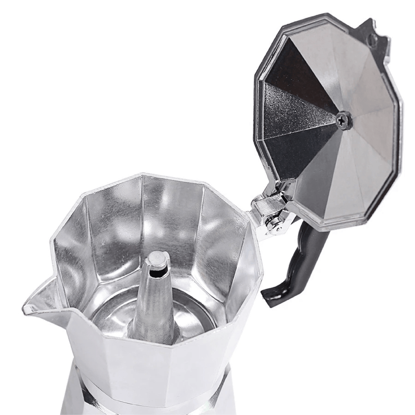 Classic Aluminum Espresso Maker: Stovetop Moka Pot- 4 Sizes!