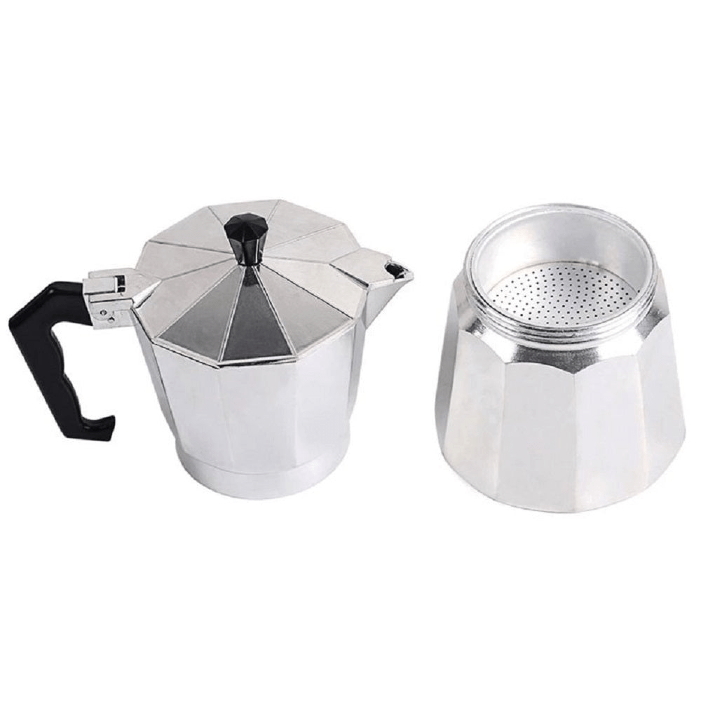 Classic Aluminum Espresso Maker: Stovetop Moka Pot- 4 Sizes!