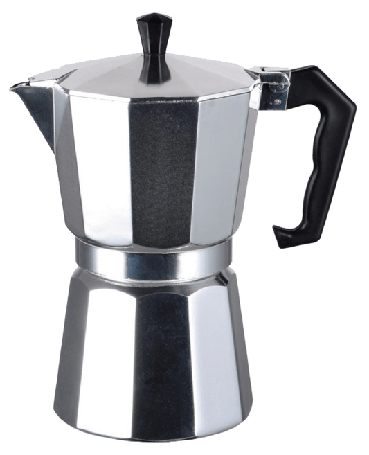 Classic Aluminum Espresso Maker: Stovetop Moka Pot- 4 Sizes!
