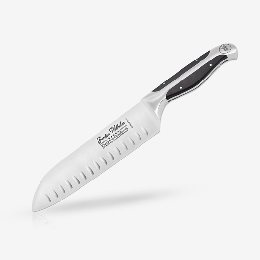 Gunter Wilhelm Thunder 7 Inch Santoku Knife, Black ABS SKU: '2015