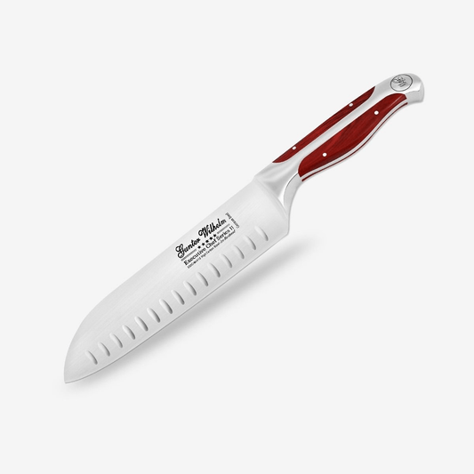 Gunter Wilhelm Thunder Santoku Knife 7 | Reddish ABS SKU: '2815