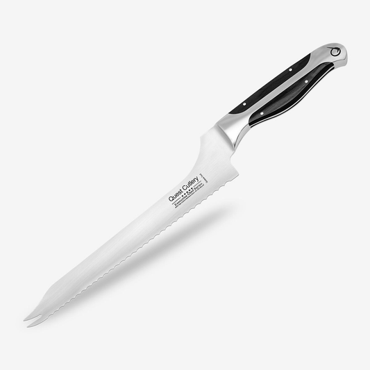 Gunter Wilhelm Thunder Quest 9.5 inch Offset Bread Knife SKU: Q548N